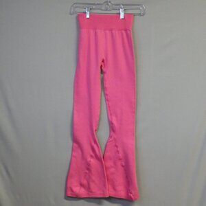 GB Girls Pink Flared Leggings